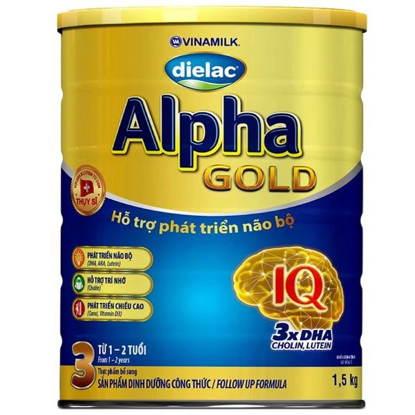 Sữa Bột Dielac Alpha Gold Step 3 - Hộp Thiếc 900g