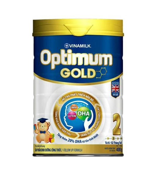 Sữa Bột Optimum Gold 2 - Hộp Thiếc 400g