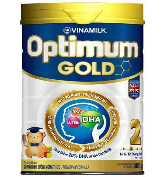Sữa Bột Optimum Gold 2 - Hộp Thiếc 900g