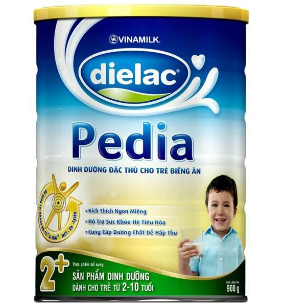 Sữa Bột Dielac Pedia 2+ - Hộp Thiếc 900g