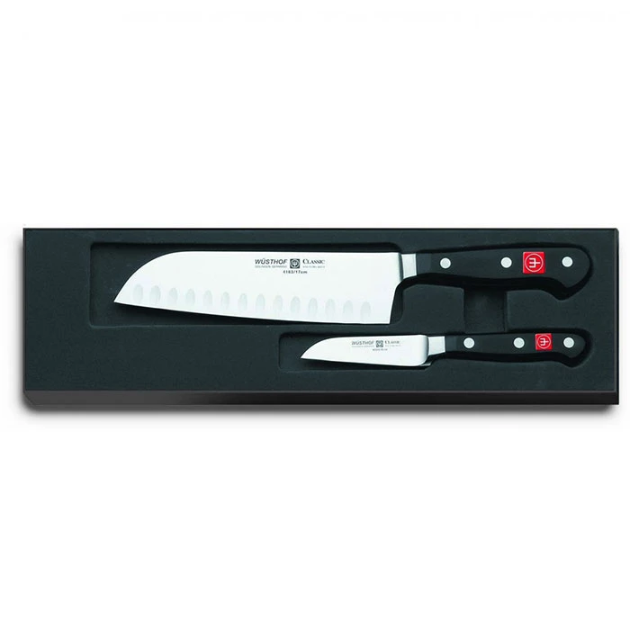 Bộ dao bếp Santoku và dao gọt thép rèn 9280 Classic Wusthof