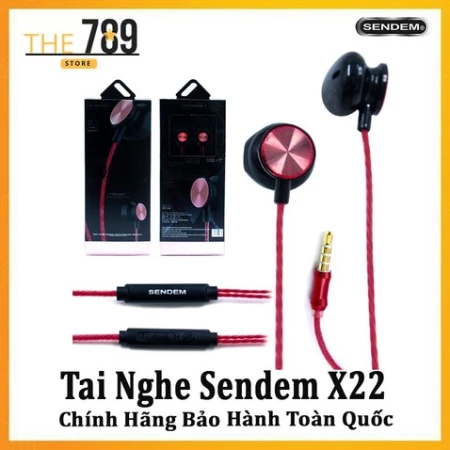 Tai nghe có dây sendem chính hãng TPE X22