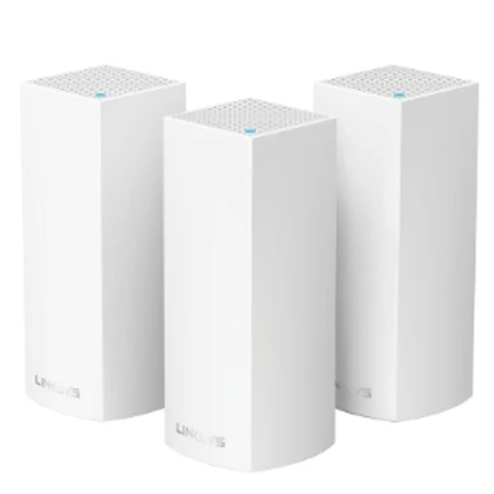 Linksys Velop Intelligent Mesh WiFi System, Tri-Band, 3-Pack (AC6600)