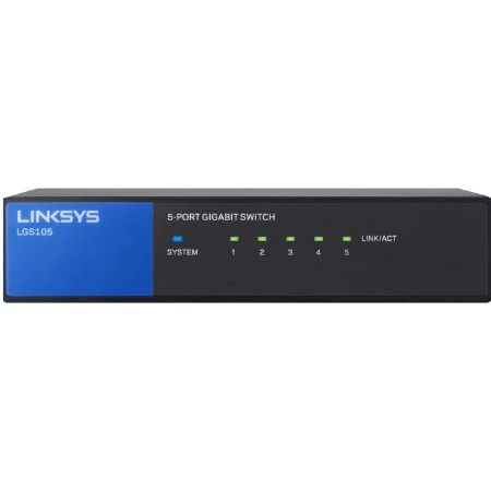 Bộ Chia Mạng Switch 5 Cổng Linksys LGS105 Tốc Độ 10/100/1000Mbps