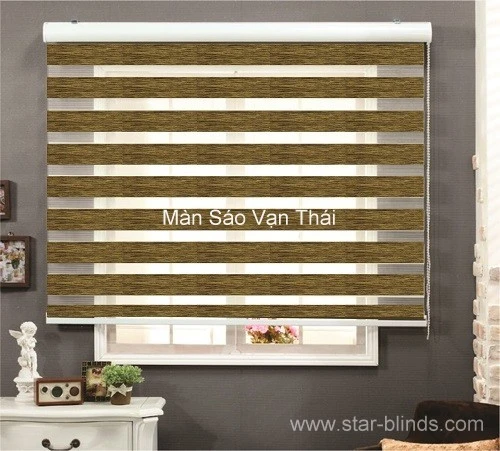 Rèm Cầu Vồng Wood Look ZK-012 Cotton