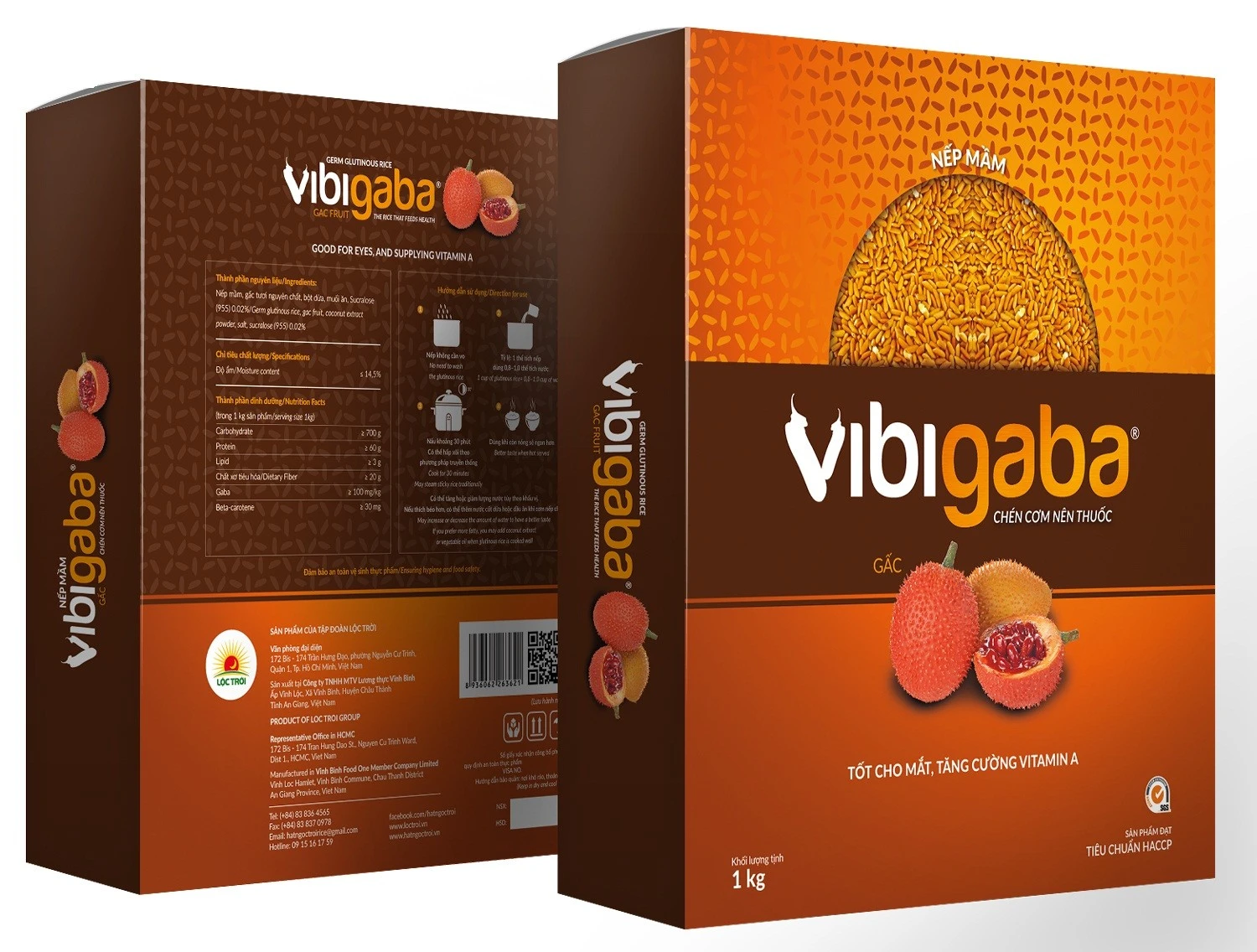 Gạo Mầm Vibigaba Gấc