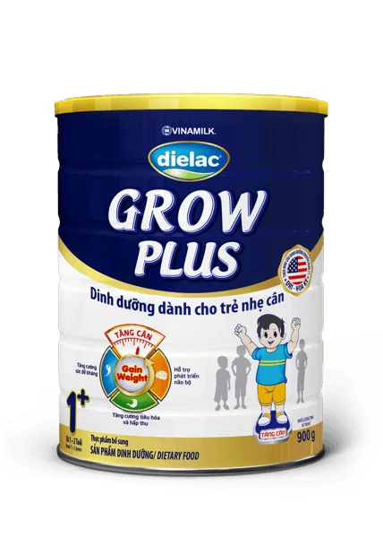 SữaBột Dielac Grow Plus 1+ (Màu Xanh) - Hộp Giấy 400g