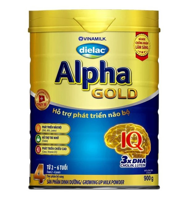 Sữa Bột Dielac Alpha Gold Step 4 - Hộp Thiếc 900g
