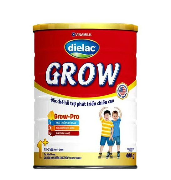 Sữa Bột Dielac Grow 1+  - Hộp Thiếc 400g