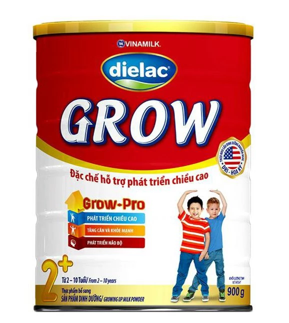 Sữa Bột Dielac Grow Plus 1+ - Hộp Thiếc 900g