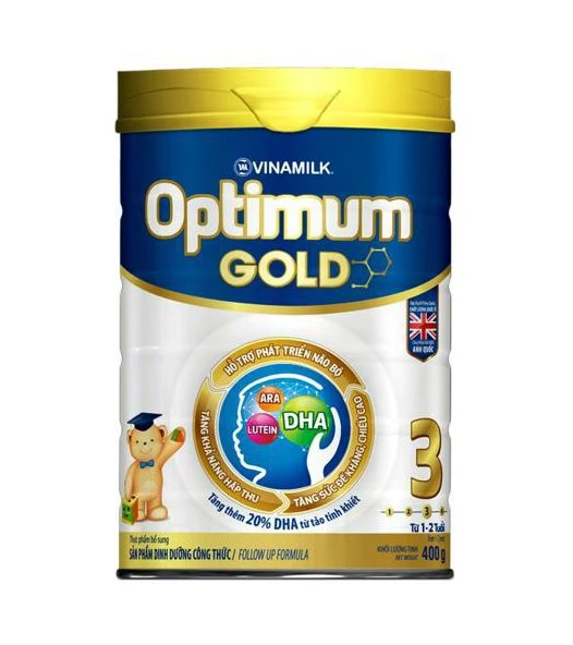 Sữa Bột Optimum Gold 3 - Hộp Thiếc 400g