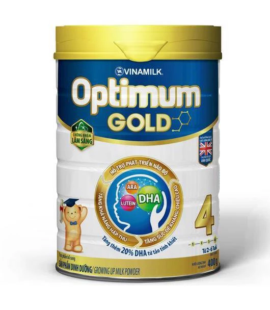 Sữa Bột Optimum Gold 4 - Hộp Thiếc 400g