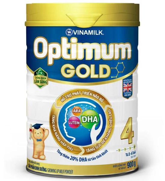 Sữa Bột Optimum Gold 4 - Hộp Thiếc 900g