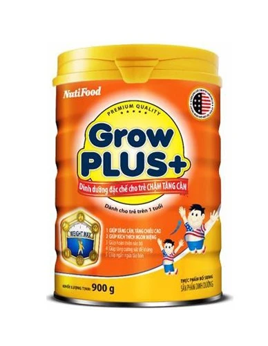 GrowPlus+ 900g Dinh Dưỡng Đặc Chế Cho Trẻ Chậm Tăng Cân