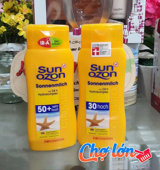 Kem chống nắng Sun Ozon Sonnenmilch