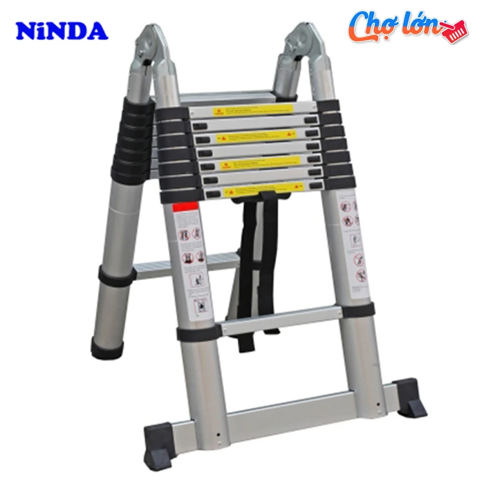 Thang nhôm rút gọn chữ A Ninda ND-56AI