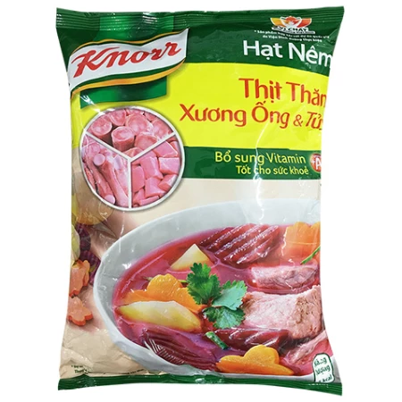 Hạt nêm Knorr với thịt thăn, xương ống và tủy gói 900g