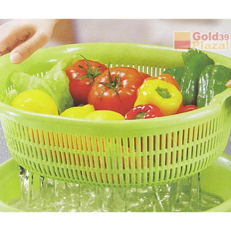 Rổ nhựa 5.3L màu xanh