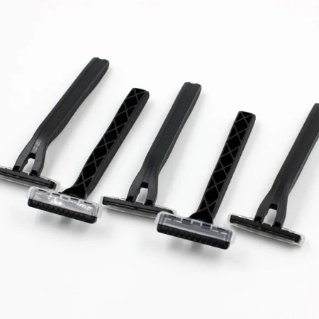 Set 5 dao cạo 2 lưỡi kép KAI (màu xanh)