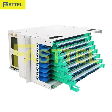 Hộp Phối Quang ODF 96FO Indoor Sắt (Vỏ Lắp Khay Hàn Dạng Module)