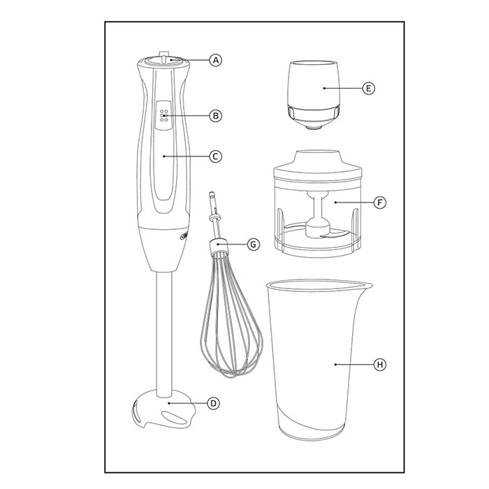 Máy xay cầm tay Rob 600 Inox Ver II Taurus