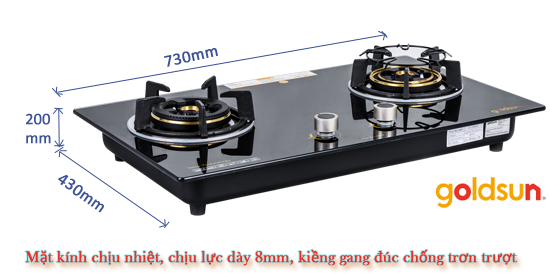 bếp gas goldsun