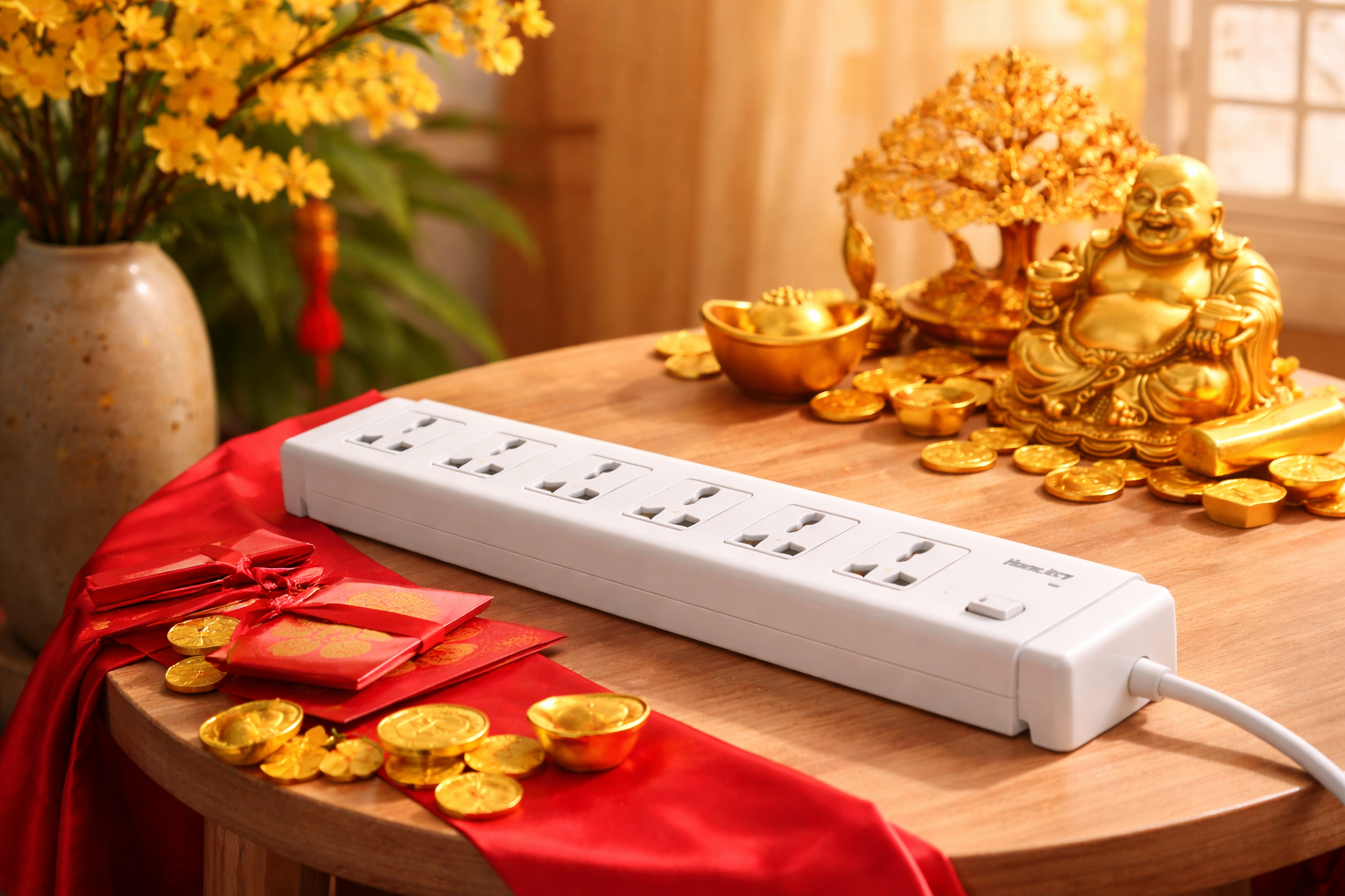 Ổ cắm đeiện huntkey ngày vía thần tài