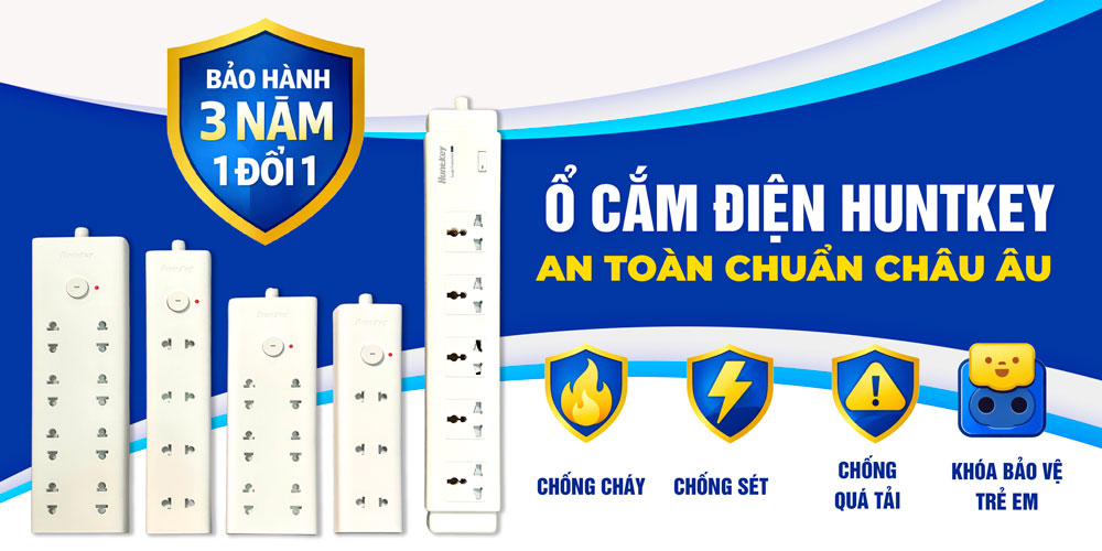 ổ cắm điện huntkey