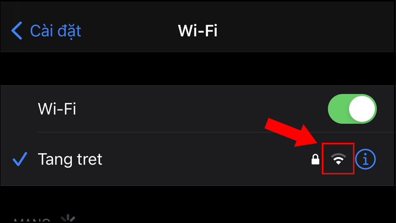 lỗi wifi