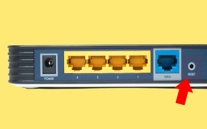 Reset router wifi
