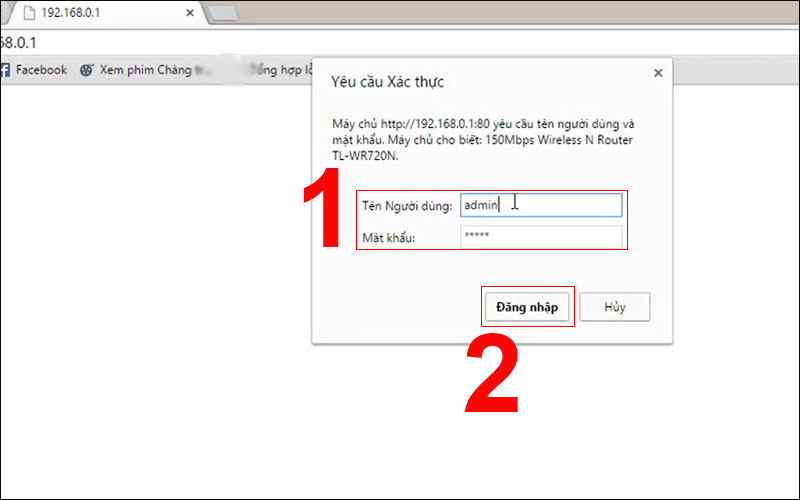 reset wifi trên web